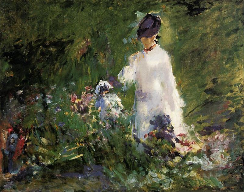 Edouard Manet Young Woman among the Flowers